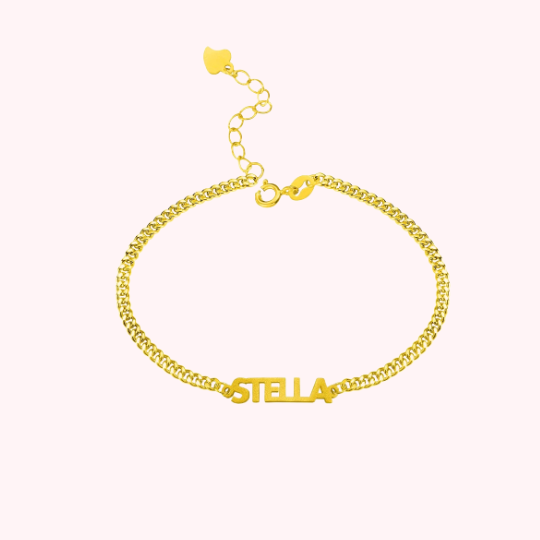 Curb Chain Name Anklet