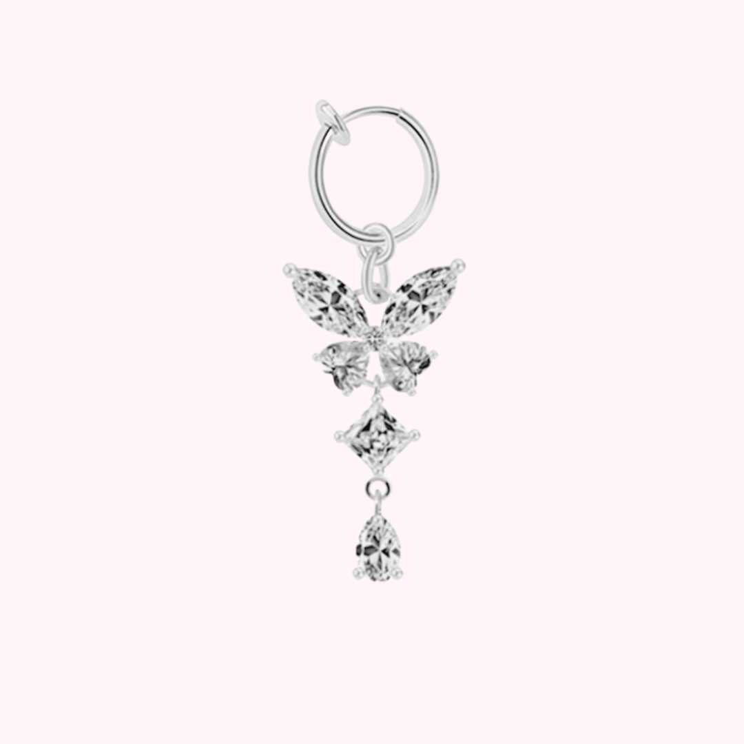 Non-Piercing Butterfly Belly Clip
