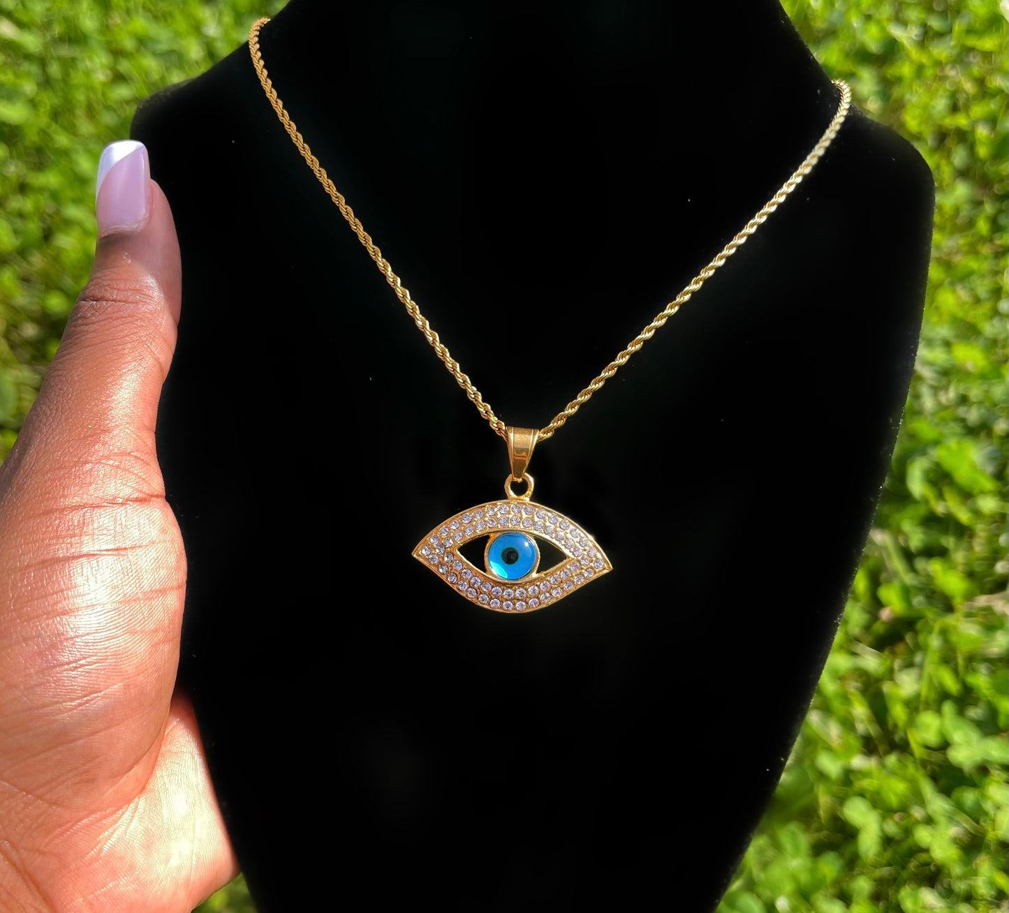 Iced Eye Necklace