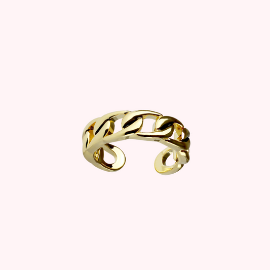 Gold Link Toe Ring
